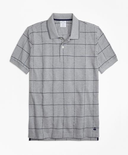 Brooks Brothers Slim Fit Windowpane Polo Shirt