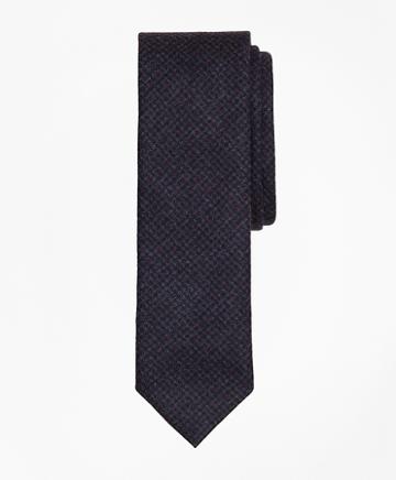 Brooks Brothers Check Wool Slim Tie