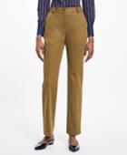 Brooks Brothers Women's Petite Stretch-cotton Twill Pants