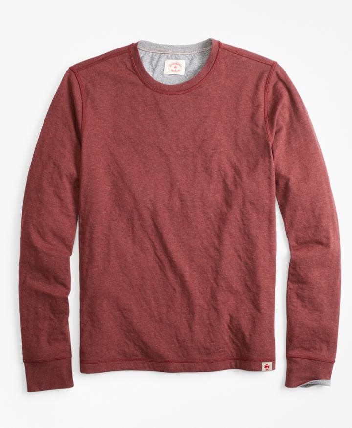 Brooks Brothers Men's Reversible Long-sleeve T-shirt