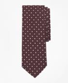 Brooks Brothers Men's Parquet Flower And Dot Tie