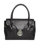 Brooks Brothers Ostrich Quarter-flap Handbag