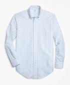 Brooks Brothers Men's Regent Fit Oxford Double-stripe Sport Shirt