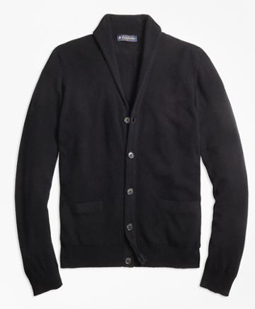 Brooks Brothers Cashmere Shawl Collar Cardigan
