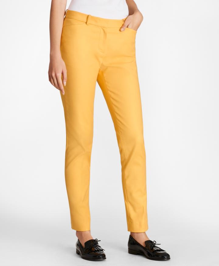 Brooks Brothers Women's Stretch Cotton Ankle Pants