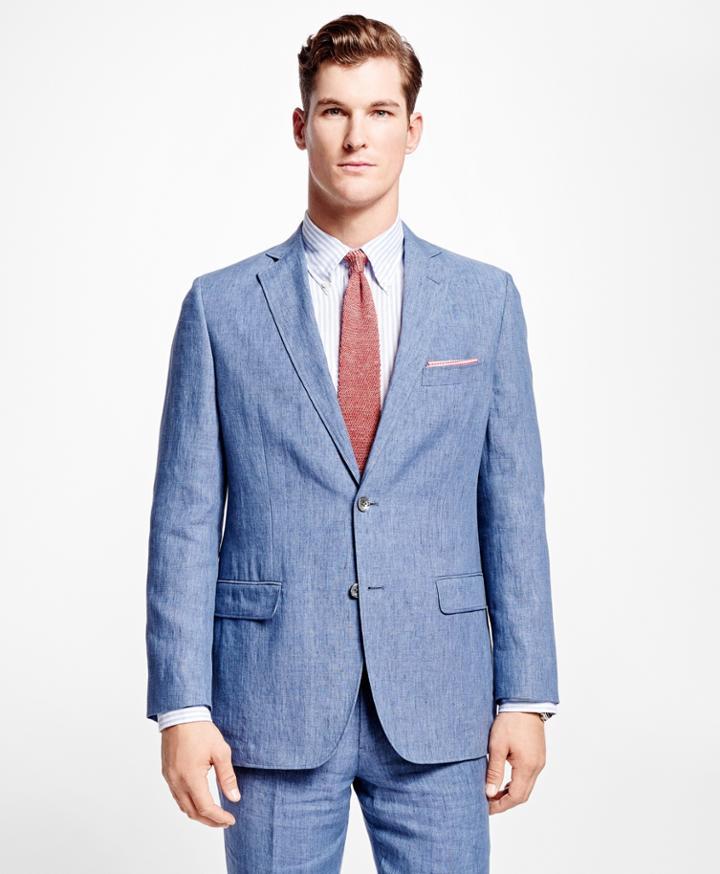 Brooks Brothers Men's Fitzgerald Fit Linen Sport Coat