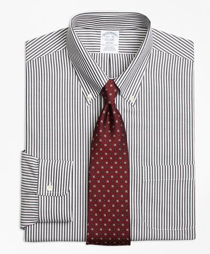 Brooks Brothers Regent Fitted Dress Shirt, Non-iron Bengal Stripe