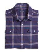 Brooks Brothers Flannel Micro Buffalo Check Sport Shirt