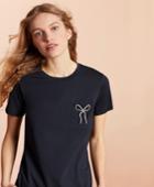 Brooks Brothers Women's Rhinestone-embellished T-shirt