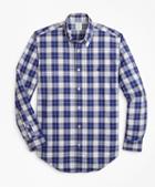 Brooks Brothers Milano Fit Tartan Zephyr Sport Shirt