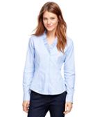 Brooks Brothers Non-iron Ruffled Collar Dress Shirt