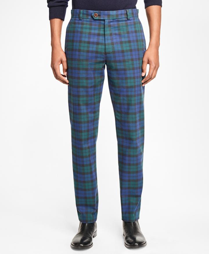 Brooks Brothers Men's Milano Fit Black Watch Chinos