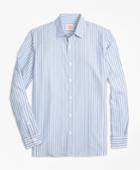 Brooks Brothers Men's Stripe Nine-to-nine Cotton Poplin Shirt