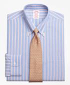 Brooks Brothers Men's Non-iron Regular Fit Hairline Twin Stripe Dress Shirt
