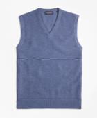 Brooks Brothers Men's Cotton Cashmere Pique Vest