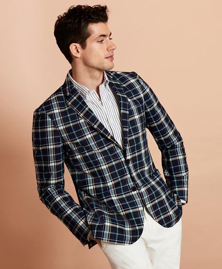 Brooks Brothers Madras Cotton Two-button Sport Coat