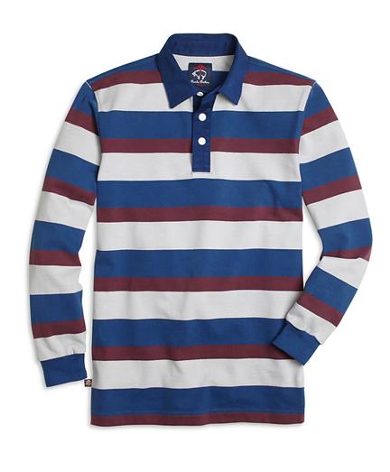 Brooks Brothers Cotton Triple Stripe Rugby