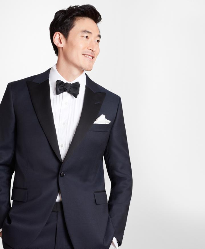 Brooks Brothers Men's Regent Fit Small Dot 1818 Tuxedo