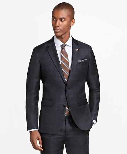 Brooks Brothers Milano Windowpane 1818 Suit