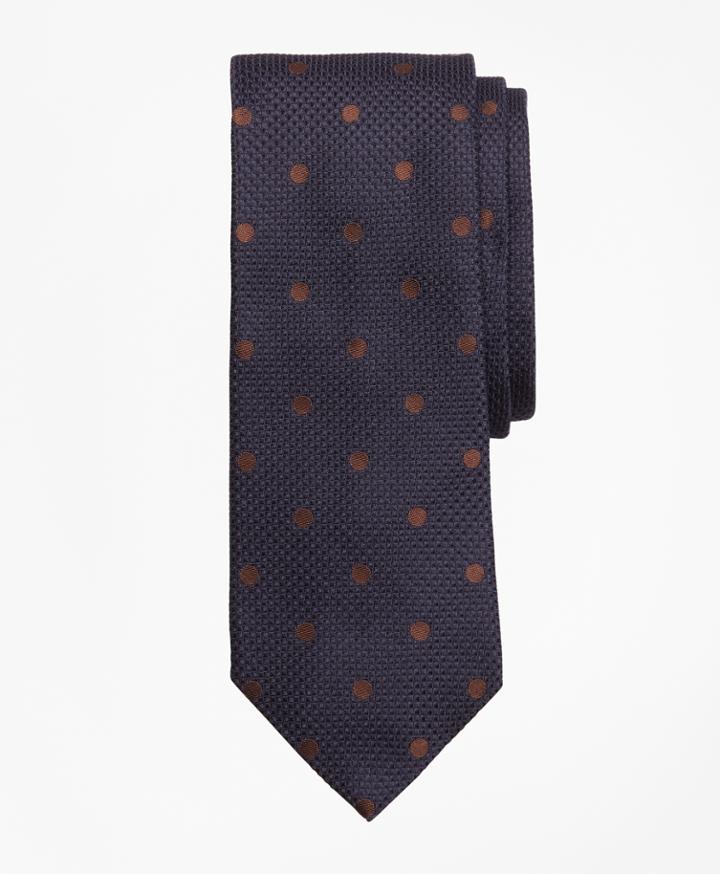 Brooks Brothers Men's Textured Ground Dot Tie