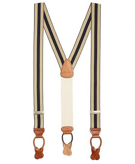 Brooks Brothers Extra-long Striped Suspenders