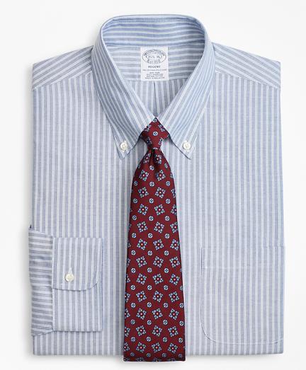 Brooks Brothers Brookscool Regent Fitted Dress Shirt, Non-iron Double Framed Stripe