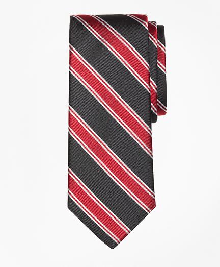 Brooks Brothers Bold Framed Split Stripe Tie