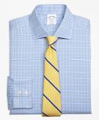 Brooks Brothers Men's Non-iron Slim Fit Glen Plaid Overcheck Dress Shirt