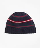 Brooks Brothers Women's Merino Wool Stripe Hat