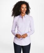 Brooks Brothers Women's Non-iron Stretch-cotton Pinpoint Oxford Fitted Shirt
