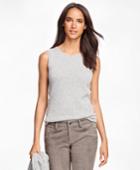 Brooks Brothers Women's Cashmere Sleeveless Shell