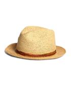 Brooks Brothers Lock & Co. Trilby Crocheted Panama Hat