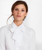 Brooks Brothers Petite Non-iron Tailored-fit Dobby Cotton Bow-neck Shirt