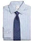 Brooks Brothers Men's Slim Fit Heathered Twin Stripe Dress Shirt