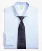Brooks Brothers Men's Extra Slim Fit Slim-fit Dress Shirt, Non-iron Hairline Framed Stripe