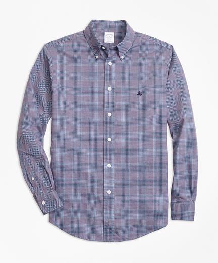 Brooks Brothers Regent Fit Brushed Oxford Glen Plaid Sport Shirt