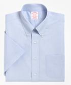 Brooks Brothers Non-iron Traditional Fit Short-sleeve Dress Shirt