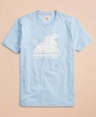Brooks Brothers Men's Tropical Red Fleece Graphic T-shirt