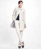 Brooks Brothers Bonded Cotton Trench Coat