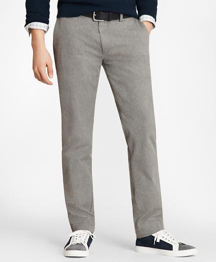 Brooks Brothers Pinstriped Twill Chinos