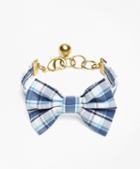 Brooks Brothers Kiel James Patrick Seersucker Plaid Bow Tie Bracelet