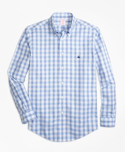 Brooks Brothers Non-iron Brookscool Madison Fit Check Sport Shirt