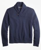 Brooks Brothers Men's French Terry Shawl Collar Fleece