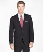 Brooks Brothers Fitzgerald Fit Black Shadow Stripe 1818 Suit