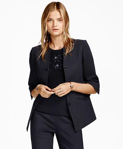 Brooks Brothers Three-quarter-sleeve Toggle Jacket