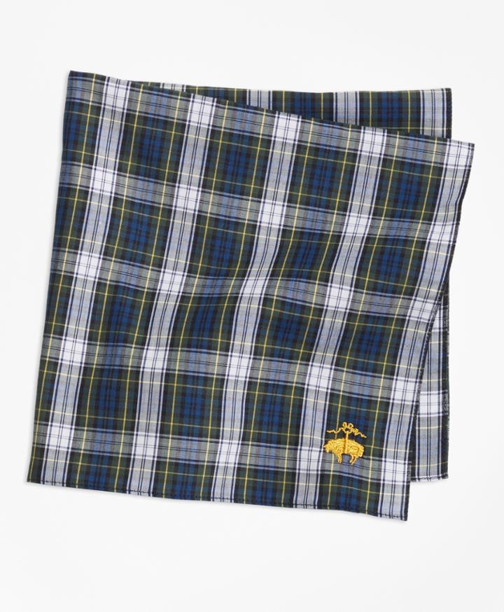 Brooks Brothers Men's Dress Gordon Tartan Pocket Square