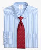 Brooks Brothers Regent Fitted Dress Shirt, Non-iron Tonal Bengal Stripe