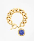 Brooks Brothers Women's Gold-plated Toggle Pendant Bracelet