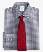 Brooks Brothers Men's Stretch Extra Slim Fit Slim-fit Dress Shirt, Non-iron Check