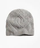 Brooks Brothers Cable-knit Cashmere Hat